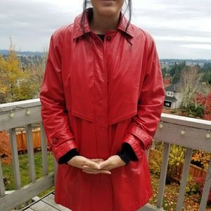 Wilson's Red Leather Coat